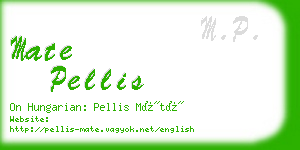 mate pellis business card